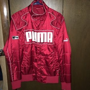 EXTREMELY RARE Red Quilted Puma Racer Jacket